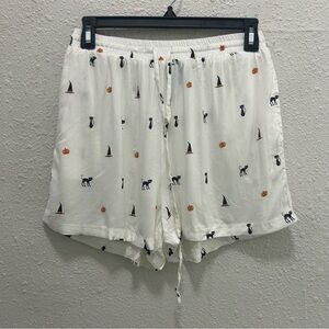 Fun & Flirt Halloween Print Pajama Shorts Medium